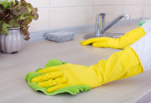 Detailed one-time deep clean for a kitchen and living space in TW13