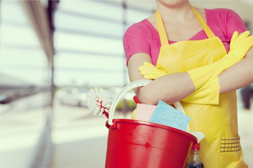 Local cleaners completing a post-build clean in a TW13 home